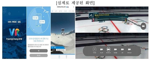 평창 동계올림픽에서 VR을 이용한 생생한 경기 중계로 세계인의 이목을 집중시켰다. [사진=특허청]