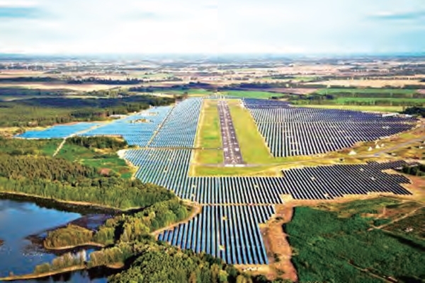 탈레선이 독일 베를린에 개발한 20MW급 태양광발전소 [사진=탈레선]