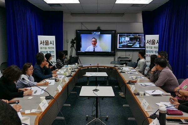 서울시가 미국 대기질 분야 전문가와 함께 미세먼지 저감 등 대기질 개선을 위해 협력키로 했다. [사진=서울특별시]
