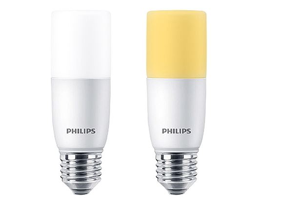 필립스라이팅이 다양한 등기구에 적용이 가능한 일자형 LED 스틱 벌브를 출시했다. [사진=필립스라이팅]