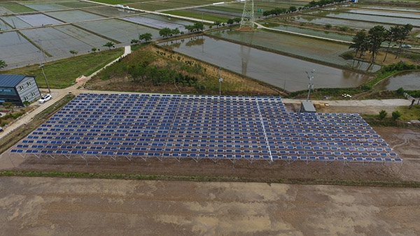 영농형태양광 시범사업을 위한 예산이 추경에서 2배 증액됐다. [사진=한국남동발전]