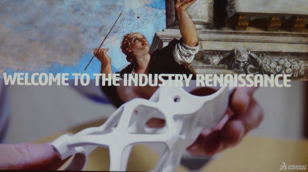 다쏘시스템은 3D 익스피리언스 포럼 2018에서 인더스트리 르네상스를 통해 새로운 생태계를 조성할 것이라 밝혔다. [사진=인더스트리뉴스]