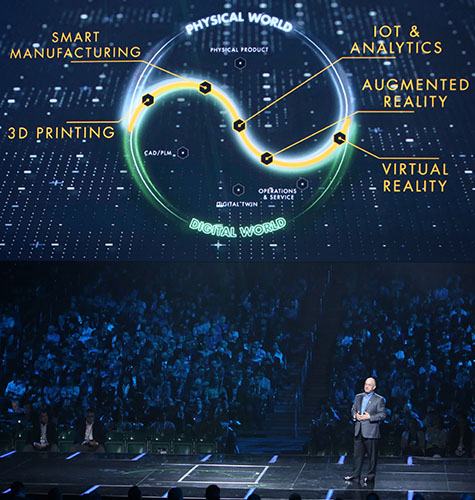 씽웍스를 바탕으로 제조 혁신을 주도하고 있는 PTC는 시장조사기관 가트너(Gartner)가 발행한 첫번째 산업용 IoT 플랫폼 매직 쿼드런트 보고서에서 ‘비저너리 (Visionaries)’ 기업에 선정됐다. [사진=PTC]