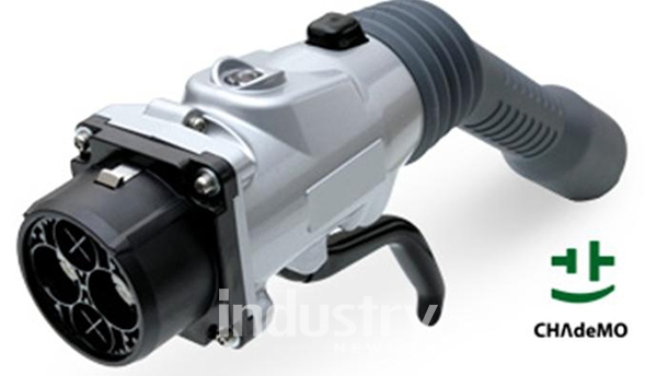 차데모 규격의 EV 충전기 사진 [사진=YAZAKI 주식회사 홈페이지]