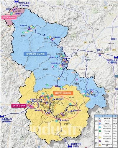 2020년까지 세종시에 스마트워터시티가 조성된다.[자료=한국수자원공사]