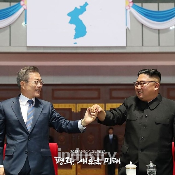 남북한 재생에너지 협력은 남북한의 평화체제 정착을 기본적인 전제로 이뤄진다. [사진=청와대 홈페이지]