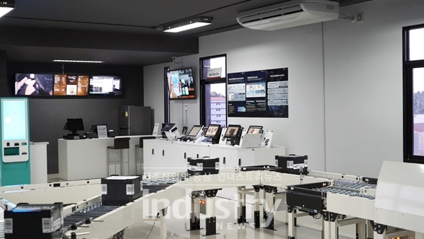 태국 글로벌 스마트팩토리 쇼룸 내부 전경 [사진=진코퍼레이션]