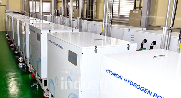 현대차가 개발하고 있는 수소연료전지 전경 [ 사진=현대자동차]
