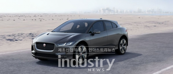 재규어가 최근 출시한 순수 전기차 SUV 모델인 I-PACE 모습 [사진=재규어코리아 홈페이지]