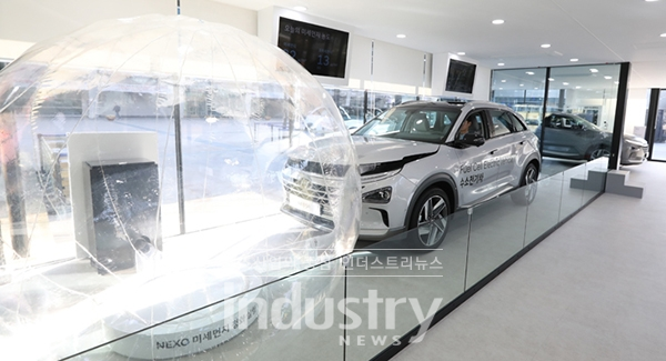 부산시가 벡스코 제1전시관 야외 광장에서 미래 수소사회 체험전시장인 ‘수소전기하우스’를 현대자동차와 함께 운영한다. [사진=현대자동차]