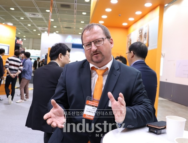 B&R 루드빅 하프너(Ludwig Hafner) PFA 글로벌 세일즈 매니저는 APROL 기술 관리를 총괄하고 있다. [사진=인더스트리뉴스]