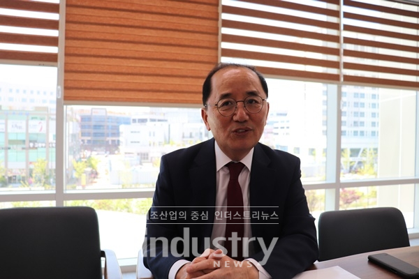 허용호 원장은 “연구원 자립과 전문연구원 등록을 통해 신산업 육성 및 일자리 창출 기반을 마련하고 있다”고 밝혔다. [사진=인더스트리뉴스]