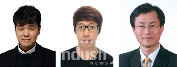 (사진 왼쪽부터) 조절B세포의 면역조절 기전을 발견한 김혁준 교수, 이민범 학생, 최완수 교수. 연구팀의 이번 연구는 국제학술지 사이언스의 자매지인 사이언스 어드벤시스(Science Advances) 7월 17일자에 게재됐다. [사진=건국대학교]