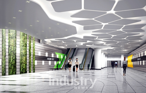 영통역 내부 조감도 [자료=한화건설]