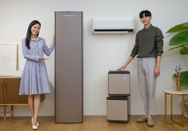 삼성전자가 2020년형 ‘무풍에어컨’·‘무풍큐브’를 공개했다. [사진=삼성전자]