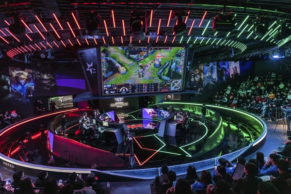 지난해 2019 LCK(리그 오브 레전드 챔피언스 코리아) 스프링 개막 경기 전경 [사진=SK텔레콤]