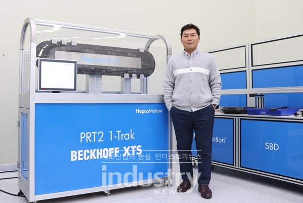 헵코 황승용 지사장은 회사와 직원과 함께 성장하는 것을 바탕으로 삶의 질을 개선하는 데 보탬이 되고 싶다는 바람을 전했다. [사진=인더스트리뉴스]