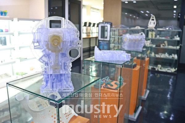 3D시스템즈의 3D 프린터로 만든 성형물 [사진=인더스트리뉴스]