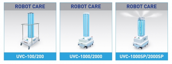 인아케어(INACARE)의 로봇 케어 라인업 [사진=인아텍]