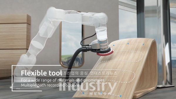 온로봇이 출시한 표면 마감 공정 자동화용 신제품 ‘온로봇 샌더(OnRobot Sander)’ [사진=온로봇]