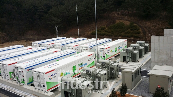 국내에 설치된 ESS의 모습 [사진=한전]