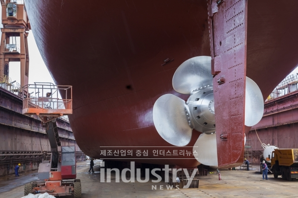 중소조선소 야드 현장 [사진=인더스트리뉴스]