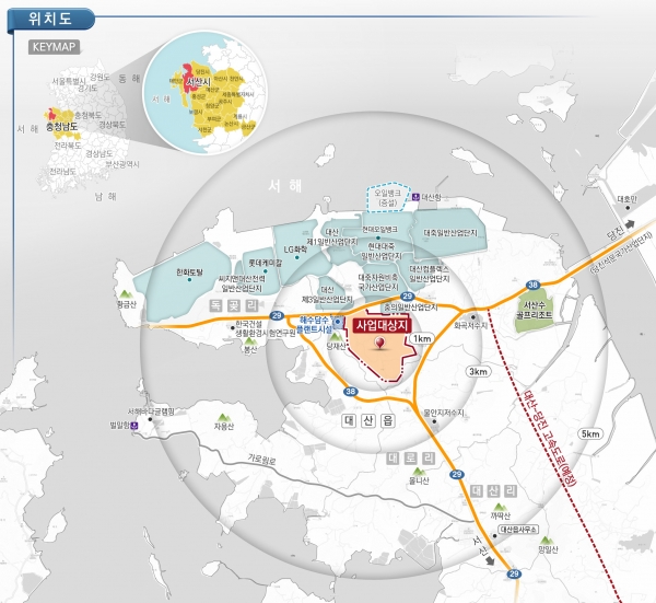 대산 스마트에코폴리스 일반산업단지 위치도 [자료=sk건설]