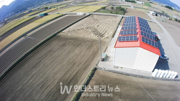 남해동산 태양광발전소 [사진=경남도]