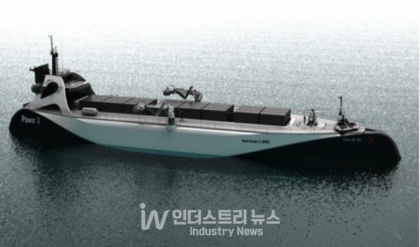 PowerARK100은 일본 연안해역에서 생성된 재생 가능한 에너지를 실어 나르기 위해 고안된 선박이다. [사진=PowerX]