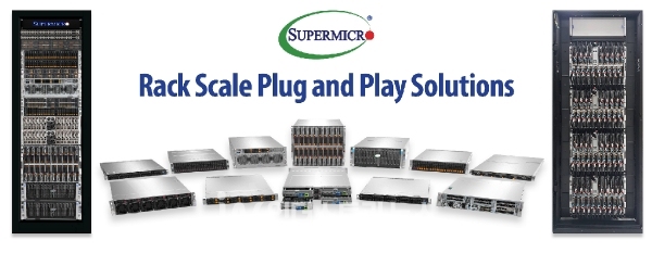 슈퍼마이크로가 랙 스케일 플러그 앤 플레이 솔루션을 선보였다. [사진=슈퍼마이크로]
