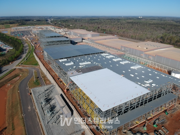 SK이노베이션이 미국 조지아주에 건설 중인 배터리 공장 [사진=SK이노베이션]