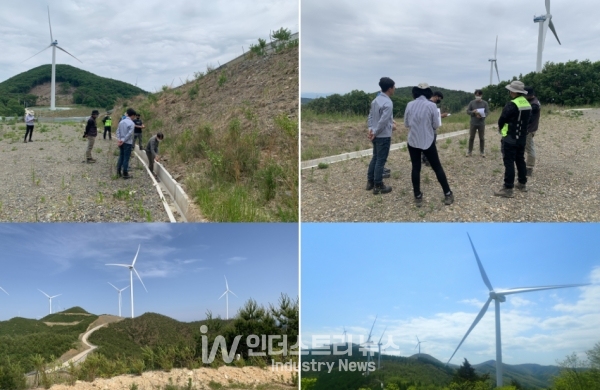 산림청이 장마철을 대비해 풍력, 태양광 허가지를 대상으로 현장점검에 나선다. [사진=산림청]
