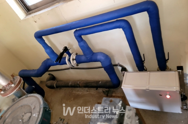 광주광역시 평동중학교 급식실에 설치된 수질 살균기 [사진=제이엔텍]