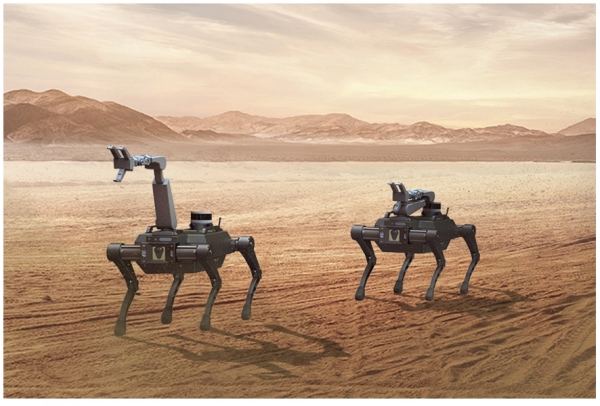 대테러작전용 다족보행로봇 조감도 [사진=현대로템]