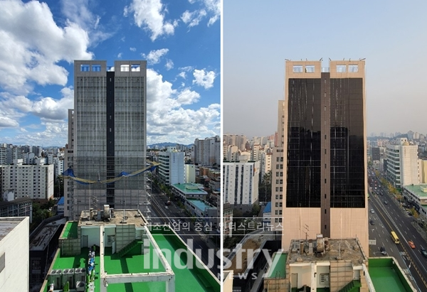 세종인터내셔널이 시공한 서울시 염창동 소재 역세권 청년주택 BIPV [사진=세종인터내셔널]