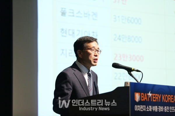 울산테크노파크 김일환 정밀화학소재기술지원단장은 “향후 사회는 배터리로 모든 것이 연결되는 ‘배터리 초연결 사회’가 될 것”이라고 전망했다. [사진=인더스트리뉴스]