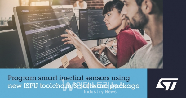 ST마이크로가 최신 지능형 MEMS IMU인 ISM33 0IS 및LSM6DSO16IS에 내장된 모션센서 프로세싱 유닛(ISPU, Intelligent Sensor Processing Unit)을 프로그래밍하는 툴체인과 관련 소프트웨어 패키지를 출시했다
