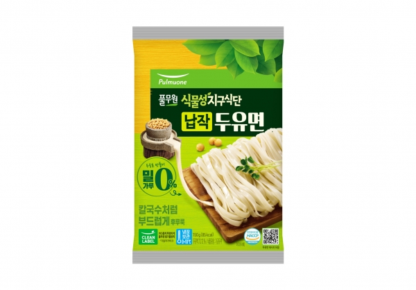 풀무원 ‘식물성 지구식단 납작두유면’./이미지=풀무원