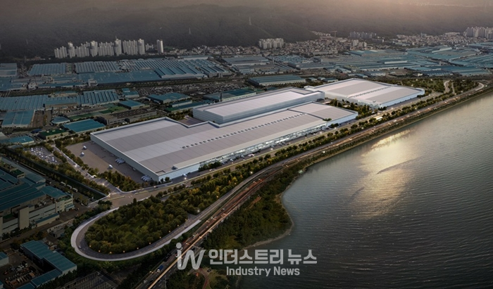 울산공장 내 전기차 신공장 부지에 위치한 울산 EV전용공장 [사진=현대차]