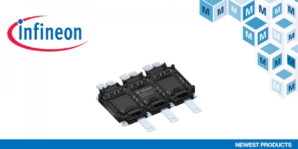 마우저 일렉트로닉스가 전기차와 하이브리드 전기차의 트랙션 인버터 성능을 높이는 인피니언 하이브리드팩 드라이브 G2 모듈을 공급한다. [이미지=마우저 일렉트로닉스]