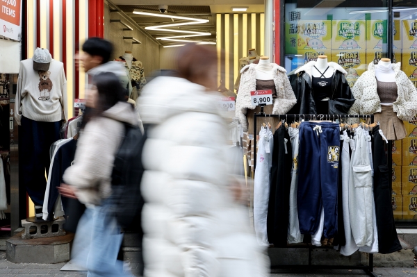 서울 시내의 한 의류 판매점 모습./사진=연합뉴스