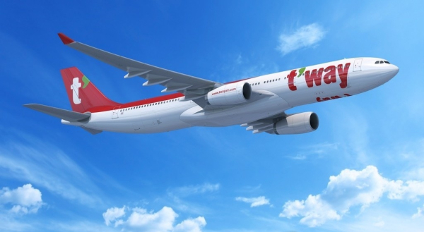 대명소노그룹 소노인터내셔널은 티웨이항공을 대상으로 경영개선을 요구하고 주주명부 열람등사 청구 및 주주제안을 전달하는 등 경영 참여를 본격화한다./사진=티웨이항공<br>