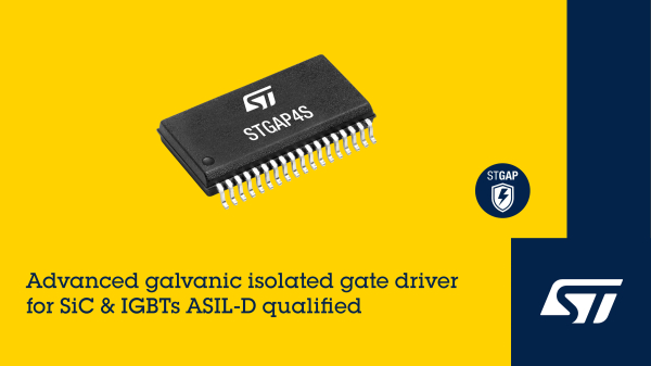 STGAP4S driver for EV powertrains [사진=ST마이크로일렉트로닉스]