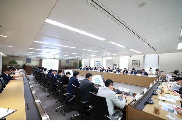 14일 한국은행 본관에서 열린 화폐유통시스템 유관기관 협의회 2025년 상반기 정기회의/ 사진 = 한국은행