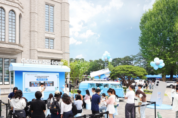 서울시 성북구 고려대학교 서울캠퍼스에 오픈한 ‘갤럭시 캠퍼스 스튜디오’ 전경./사진=삼성전자