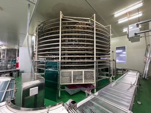 사고가 발생한 시흥 SPC삼립 시화공장 내 기계./사진=시흥소방서