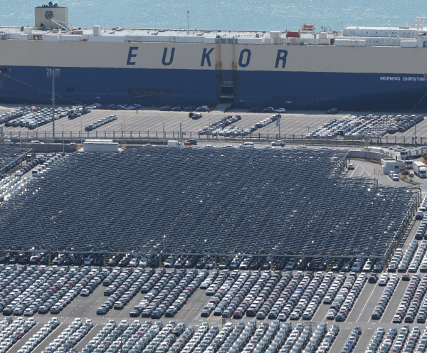 현대자동차 수출선적부두 전경./사진=연합뉴스