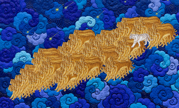 김경원 작가의 '푸른밤을 남아서' 작품