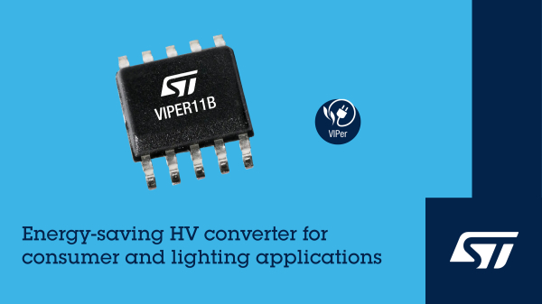 VIPer11B high-voltage converters [사진=ST마이크로]