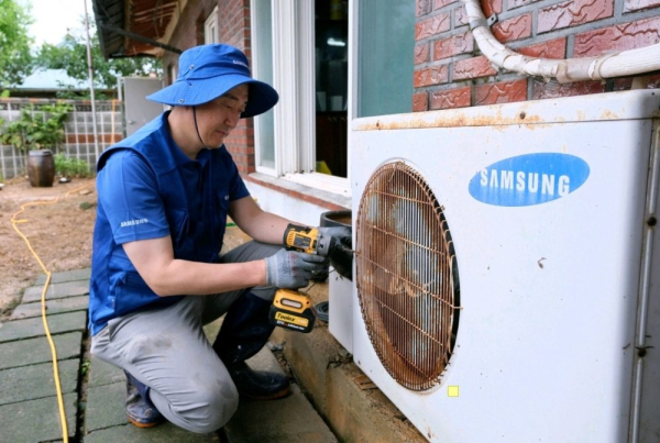 @ 삼성전자서비스, 수해 피해지역서 특별 점검 서비스 실시. /사진=삼성전자서비스